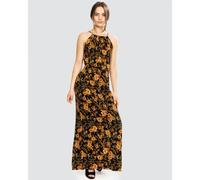 Samsoe & Samsoe Willow Long Aop Womens Dress 5687 - Black Bloom - S
