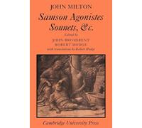 Samson Agonistes – Cambridge Milton Series for Schools and Colleges – Cambridge University Press