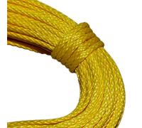 Samson Amsteel Blue 7/64" 50', 100', 200' or 300' Hanks Coated Blue, Green, Black, Silver, Orange, Red or Yellow dyneema Fiber 1600lb Approx tensile Strength (25 ft. Hank, Yellow)
