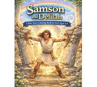 Samson and Delilah: A Bible Story Coloring Book for Kids Ages 4-8 (Bible Coloring Stories for Kids)