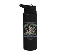 Samson Barbershop Funny Christian Stainless Steel Insulated Water Bottle
