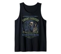 Samson Barbershop Funny Christian Tank Top