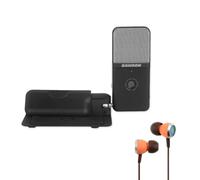 Samson Microphone Go Mic Video USB Microphone with Camera and In-Ear Headphones