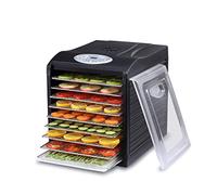 Samson "Silent" 9 Stainless Steel Tray Dehydrator with Digital Timer and Temperature Control for Fruit, Vegetables, Beef Jerky, Herbs, Dog Treats, Fruit Leathers and More