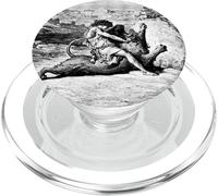 Samson Slaying a Lion Gustave Dore Biblical Art The Bible PopSockets PopGrip for MagSafe