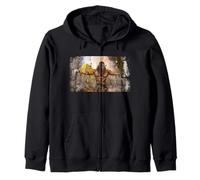 Samson the Judge Bible Story Strength Power Hair Ox Jaw Zip Hoodie