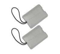 Samsonite 2-Pack Vinyl ID Tags, Light Grey, Light Grey, Samsonite Vinyl Id Tags