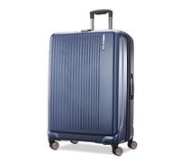 Samsonite Amplitude Large Hardside Suitcase in Blue with TSA Lock, Expandable & 112L Capacity, 360° Spinner