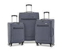Samsonite Ascella 3.0 Lightweight Softside Luggage Spinner Collection, State/Black, 3-Piece Set (Carry on/Medium/Large), Ascella 3.0 Softside Expandable Luggage With Spinner Wheels
