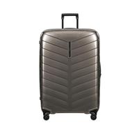 Samsonite Attrix Spinner Check-in Suitcase, 81 cm | Brown, hardside suitcase, 81H x 55W x 32D cm, 120 L, 3.5 kg, with TSA lock and made with Roxkin material