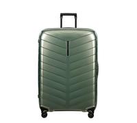 Samsonite Attrix Spinner Check-in Suitcase, 81 cm | Green, hardside suitcase, 81H x 55W x 32D cm, 120 L, 3.5 kg, with TSA lock and made with Roxkin material