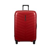 Samsonite Attrix Spinner Check-in Suitcase, 81 cm | Red, hardside suitcase, 81H x 55W x 32D cm, 120 L, 3.5 kg, with TSA lock and made with Roxkin material