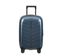 Samsonite Attrix - Spinner S, Expandable Hand Luggage, 55 cm, 38/44 L, Blue (Steel Blue)