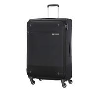 Samsonite Base Boost Spinner Cabin Suitcase, 78 cm | Black, expandable softside suitcase, 105 L, 3.1 kg, with TSA lock and smooth-rolling spinner wheels
