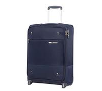 Samsonite Base Boost Upright Cabin Suitcase, 55 cm | Navy Blue, softside suitcase, 55H x 40W x 20D cm, 41 L, 2 kg, with TSA lock and front pocket with quick access
