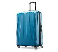 Samsonite Centric 2 Hardside Expandable Luggage with Spinners, Caribbean Blue, Checked-Medium 24-Inch, Centric 2 Hardside Expandable Luggage with Spinners