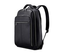 Samsonite Classic Leather Backpack, Black, One Size