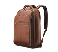Samsonite Classic Leather Backpack, Cognac, One Size, Classic Leather Backpack