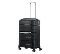 Samsonite Flux - Spinner M, Expandable Suitcase, 68 cm, 75/85 L, Black (Black)