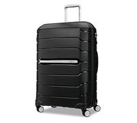 Samsonite Freeform Hardside Expandable with Double Spinner Wheels, Black, Checked-Large 28-Inch, Freeform Hardside Expandable with Double Spinner Wheels
