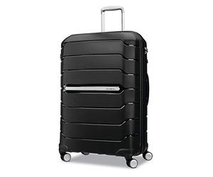 Samsonite Freeform Hardside Expandable with Double Spinner Wheels, Black, Checked-Large 28-Inch, Freeform Hardside Expandable with Double Spinner Wheels