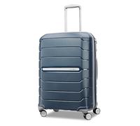 Samsonite Freeform Hardside Expandable with Double Spinner Wheels, Navy, Checked-Medium 24-Inch, Freeform hardside Expandable with Double Spinner reels