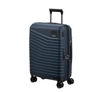 Samsonite Intuo Spinner Cabin Suitcase, 55 cm | Blue, expandable hardside suitcase, 55H x 40W x 20D cm, 39/45 L, 2.3 kg, with TSA lock and interior cross straps
