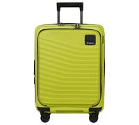 Samsonite Intuo Spinner Cabin Suitcase, 55 cm | Green, expandable hardside suitcase, 55H x 40W x 23D cm, 42/48 L, 2.7 kg, with TSA lock and interior cross straps