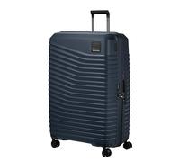 Samsonite Intuo Spinner Check-in Suitcase, 81 cm | Blue, expandable hardside suitcase, 81H x 54W x 33D cm, 132/144 L, 4.1 kg, with TSA lock and interior cross straps