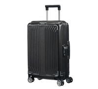 Samsonite Lite-Box Spinner Cabin Suitcase, 55 cm | Black, hardside suitcase, 55H x 40W x 20D cm, 38 L, 2.2 kg, with TSA lock and made with Curv material