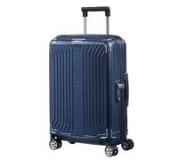 Samsonite Lite-Box Spinner Cabin Suitcase, 55 cm | Deep Blue, hardside suitcase, 55H x 40W x 20D cm, 38 L, 2.2 kg, with TSA lock and made with Curv material