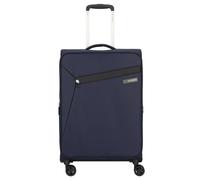 Samsonite Litebeam 4 wheels Trolley 66 cm with expansion pleat blue