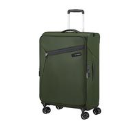 Samsonite Litebeam - Spinner M, Expandable Suitcase, 66 cm, 67/73 L, Green (Climbing Ivy)