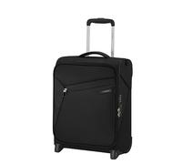 Samsonite Litebeam Upright Underseat Suitcase, 45 cm | Black, softside suitcase, 45H x 35W x 20D cm, 26 L, 1.6 kg, with TSA lock and made with recycled materials