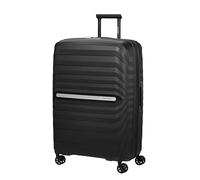 Samsonite Neo Flux Spinner Check-in Suitcase, 75 cm | Black, expandable hardside suitcase, 75H x 51W x 32D cm, 109/121 L, 4.1 kg, with TSA lock and interior cross straps
