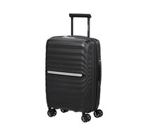 Samsonite Neo Flux - Spinner S Slim, Expandable Hand Luggage, 55 cm, 39/45 L, Black (Black)