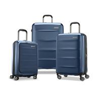 Samsonite Octiv Lightweight Hardshell Luggage-Durable, Spinner Wheels, Telescopic Handle, TSA Approved Lock, Blue Denim, Carry-On 22-Inch, Octiv Lightweight Hardshell Luggage - Durable, Spinner