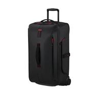 Samsonite Paradiver Light - Wheeled Duffle Bag (67 cm), Medium, Water-Repellent, Lightweight, 74.5L, Black (Black)