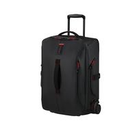 Samsonite Paradiver Light - Wheeled Duffle Bag & Backpack (55 cm), Small, Hand Luggage, Water-Repellent, Lightweight, 51L, Black (Black)