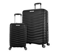 Samsonite Precision DLX 2 Piece Hardside Expandable Spinner Luggage Set in Black