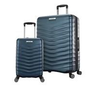 Samsonite Precision DLX 2 Piece Hardside Expandable Spinner Luggage Set in Lagoon Blue