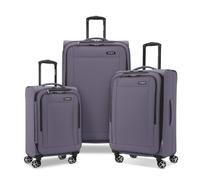 Samsonite Saire LTE Softside Expandable Luggage with Spinner Wheels, Purple Frost, 3-Piece Set (20/25/28), Saire LTE Softside Expandable Luggage with Spinner Wheels
