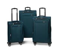 Samsonite Saire LTE Softside Expandable Luggage with Spinner Wheels, Teal, 3-Piece Set (Carry on/Medium/Large), Saire LTE Softside Expandable Luggage with Spinner Wheels