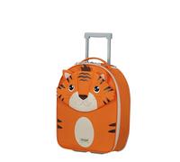 Samsonite Sammies Happy Sammies Kids Upright Cabin Suitcase, 45 cm | Tiger Toby, softside suitcase, 45H x 36W x 18D cm, 23 L, 1.6 kg, with multi-stage trolley handle