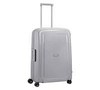 Samsonite S'Cure - Spinner M, Suitcase, M (69 cm), 79 L, Silver (Silver)