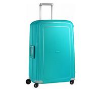 Samsonite S'Cure Spinner Check-in Suitcase, 75 cm | Aqua Blue, hardside suitcase, 75H x 52W x 31D cm, 102 L, 4.6 kg, with TSA lock and multi-stage trolley handle