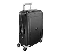 Samsonite S'Cure Spinner Cabin Suitcase, 55 cm | Black, hardside suitcase, 55H x 40W x 20D cm, 34 L, 2.9 kg, with TSA lock and multi-stage trolley handle