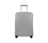 Samsonite S'Cure Spinner Cabin Suitcase, 55 cm | Silver, hardside suitcase, 55H x 40W x 20D cm, 34 L, 2.9 kg, with TSA lock and multi-stage trolley handle
