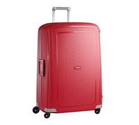 Samsonite S'Cure Spinner Check-in Suitcase, 81 cm | Crimson Red, hardside suitcase, 81H x 55W x 35D cm, 138 L, 5.0 kg, with TSA lock and multi-stage trolley handle