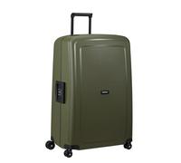 Samsonite S'Cure Spinner Check-in Suitcase, 81 cm | Olive, hardside suitcase, 81H x 55W x 35D cm, 138 L, 5.0 kg, with TSA lock and multi-stage trolley handle